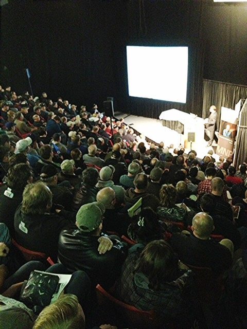 packed hall