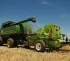 The University of Western Australia's Harrington Seed Destructor weed seed mill. Newer versions are not towed, but built into the combine. | University of Western Australia photo