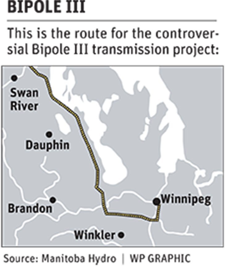 The 1,400 kilometre transmission line has an estimated cost of $3.2 to $4.1 billion.