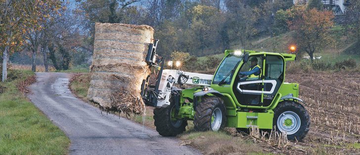 Italian machinery maker Merlo was honoured for its hybrid loader. The machine is a diesel electric unit designed to reduce fuel use whenever possible or run on electric motors when indoors. It allows producers to cut fuel costs and improve shed and barn air quality. | Agritechnica photo