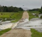 Century Road closure, 21 Km. south of Langenburg, Sask.  |  Robin Booker photo