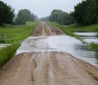 Flash flooding hits east of Yorkton, Sask. on Hwy 15, June 30, 2014. | Robin Booker photo