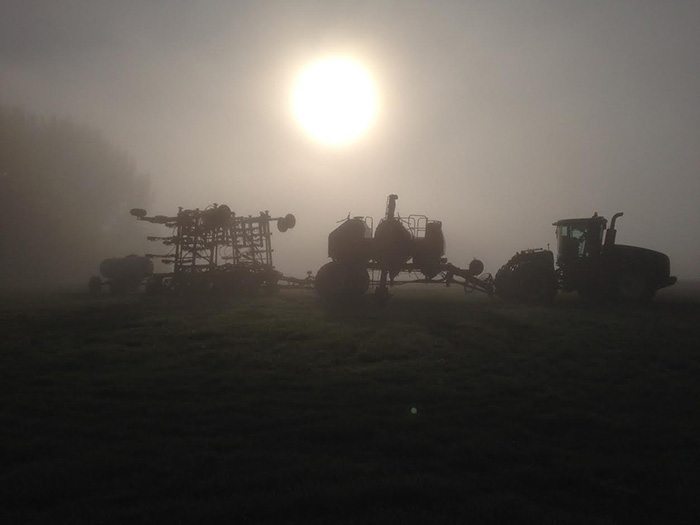 Paul Bulka Hello. This pictures were taken during seeding on June the 2nd of 2014, just East of Saskatoon.