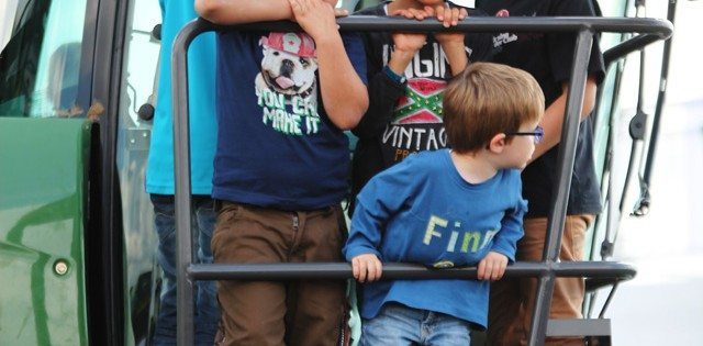 Wadenbrunn, Germany  - Kids are an important part of the German field day. |  Michael Raine photo