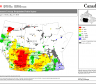 Percentage of normal rainfall April 1-May 17
