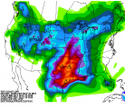 Rain forecast Saturday through Thursday