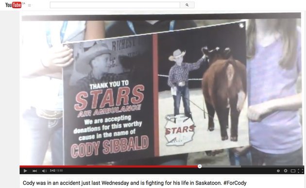 The family of a young boy fighting for his life in a Saskatoon hospital is asking sympathizers to donate to STARS air ambulance.