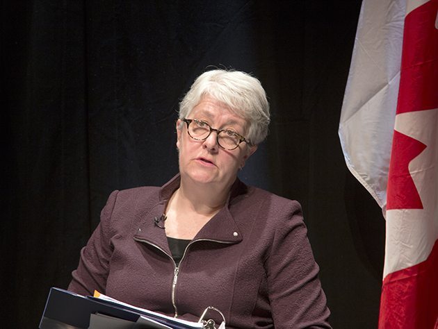 Cathy Sproule, Saskatchewan New Democratic Party Agriculture Critic during the Why Ag Matters debate. | Robin Booker photo