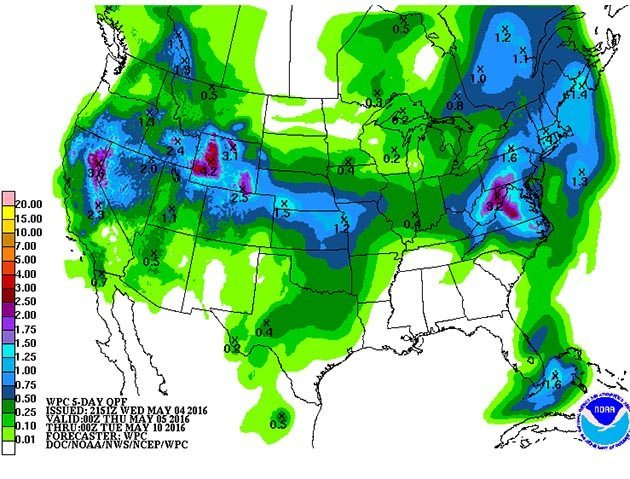 5-day forecast