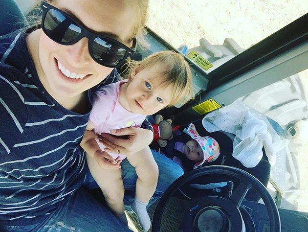Submission for the #plant16 photo contest: Megz Reynolds--My little ladies helped me seed 100 acres of lentils today #plant16. | Megz Reynolds photo