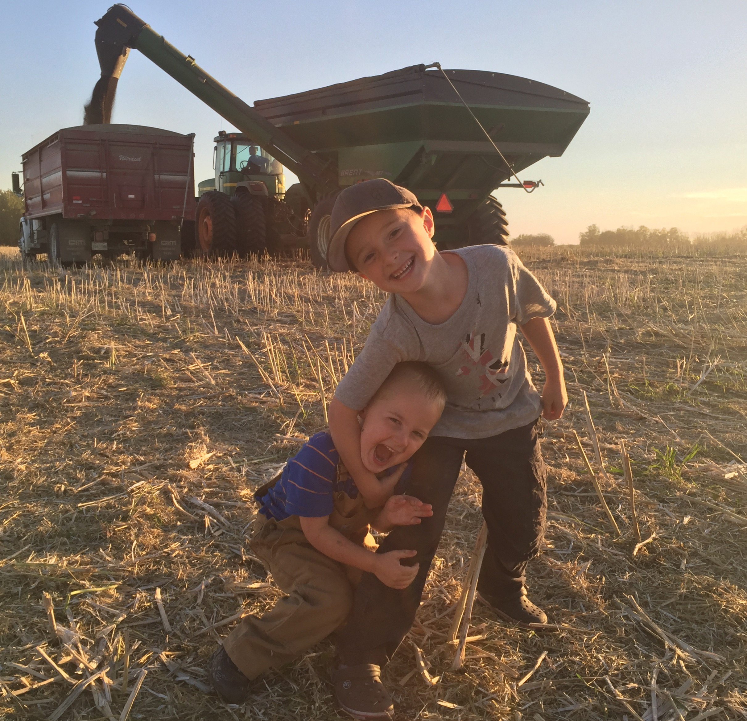 I asked the boys to go stand together so I could take a picture, I give up on trying to get perfect pictures... | Heather Deobald photo