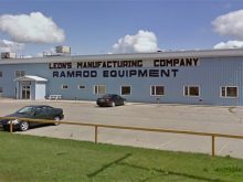 A Google Maps screencap of the Leon Manufacturing and Ram Industries building in Yorkton, Sask.