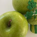 Green Granny Smith apples.