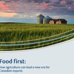 Screencap of the RBC report entitled, "Food First: How Agriculture Can Lead a New Era for Canadian Exports."