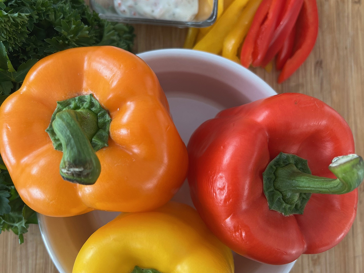 Peppers can be used in so many ways — as a cut vegetable for your favorite dip or baked and stuffed as a main course offering. | Jodie Mirosovsky photo