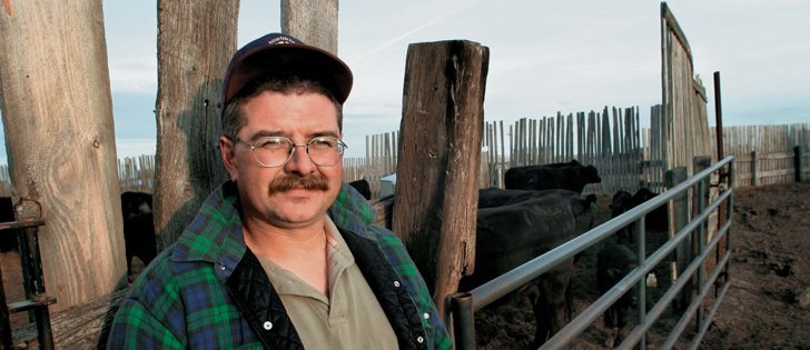 Trevor McCrea's farm near Baldwinton, Sask., was one of 17 quarantined last week. The farm he owns with his parents, Betty and Mel, has been traced as one of the two possible birth farms for a cow with bovine spongiform encephalopathy discovered at Wanham, Alta. | Michael Raine photo 