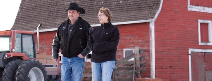 George and Bernice Larre won the Cattleman of the Year Award at this year’s Lloydminster Stockade Roundup.  |  JUSTINA CONTENTI photo