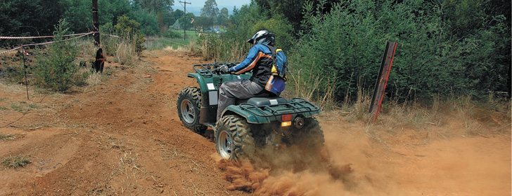 Four-wheeled ATVs are safer than three-wheeled models. | File photo