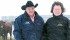 Vern and Eileen Davidson, brave a wintery day at Davidson Gelbvieh near Ponteix, Sask. | Karen Briere photo