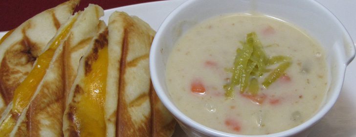 Dill pickle soup and clam chowder served in a bread bowl will take the chill off cold winter days ahead.  |  Betty Ann Deobald photo
