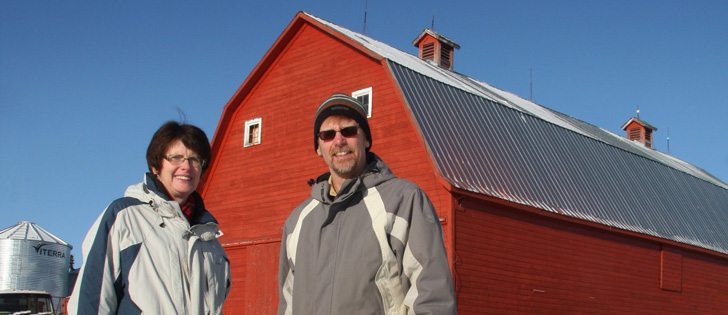 Lavonne and Tim Wiens operate a grain farm near Herschel, Sask.  |  Sean Pratt photo