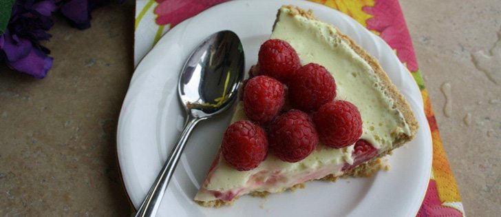 Lemon raspberry pie is a refreshing dessert that freezes well for carefree summer days. | Jodie Mirosovsky photo
