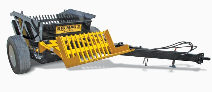 John Murphy, opposite page, took the design of the old Big Mac rock picker, improved it and rectified problems before going back into production under the name  Big Mac III.   |  Ron Lyseng photo