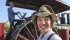 Jacquie Gordon of Saskatoon volunteered her time to operate a 25 to 75 horsepower Gaar Scott steam traction engine during Culture Day at the Western Development Museum in Saskatoon Sept. 29. Not afraid to get dirty, Gordon is the only female steam traction operator at the museum. | William DeKay photo