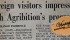 Every day this week the WP will post a "Vintage WP" Agribition feature online. The "Foreign visitors impressed with Agribition's progress" story from 1976 is the fourth in this series. We hope you enjoy this look at the rich history that is Agribition.