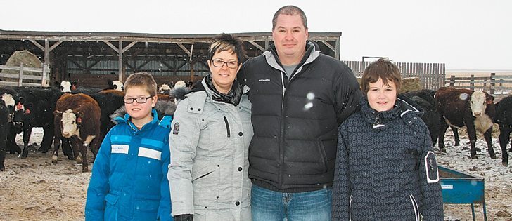 Noah, Michelle, Darren and Andrew Steinley work to raise diabetes awareness.  |  Karen Briere photo