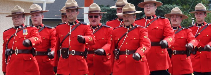 A group of RCMP lead the parade at the Vermilion Fair July 23-25.