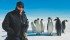 Ray Glasrud experienced his own march of the penguins when a group of Emperor Penguins unabashedly approached him at McMertal Sound. “When they’re walking on the surface they seem to be completely oblivious to any kind of predator. They’re just naturally curious. They came up to me and did a lot of displaying as if I was someone new joining their group. They’re tremendously humorous. I could watch them for hours.” | Ray Glasrud photo