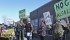 About 20 farmers and their supporters gathered during the noon hour April 9 outside federal agriculture minister Gerry Ritz's constituency office in North Battleford. It was part of a cross-country event that saw the NFU and the Canadian Biotechnology Action Network rally against the possible introduction of GM alfalfa in Canada. | William DeKay photo