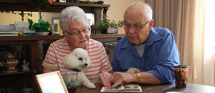 Vyra and Waind MacDonald received a centennial farm award when their family gathered to celebrate the farm’s 100th year in July, 2006. | Karen Morrison photo