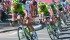 Team Cannondale races around a corner in downtown Camrose during the second stage of the Tour of Alberta. | Mary MacArthur photo