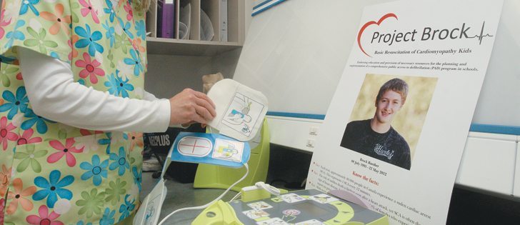 Kim Ruether started Project Brock, an AED awareness campaign, after her son died during volleyball practice.  |  Mary MacArthur photo