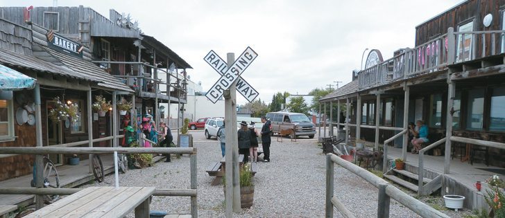 Jimmy Jock Boardwalk in Big Valley, Alta., was a featured stop on the Alberta Prairie Murder Mystery Excursion.  |  Shelley Leedahl photo