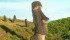 Ancient moai stand at the base of a quarry on Easter Island, Chile. | Arlene and Robin Karpan photo
