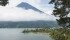 San Pedro volcano overlooks the shore of Lake Atitlan, Guatemala. | Arlene and Robin Karpan photo
