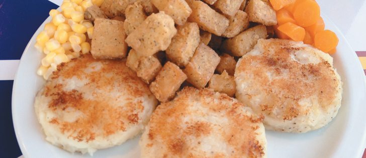 Traditional cod fish cakes can be served with mustard or spicy relish..  |  Betty Ann Deobald photo