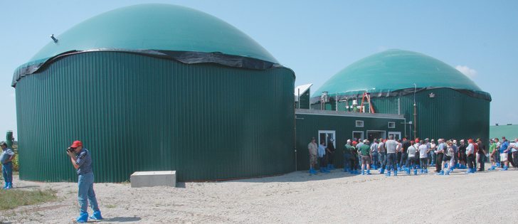 The Whale family decided to produce bio-gas for a more environmentally sustainable farm. However, they needed the revenue flow from electrical generation for the $3 million project. | Ron Lyseng photo