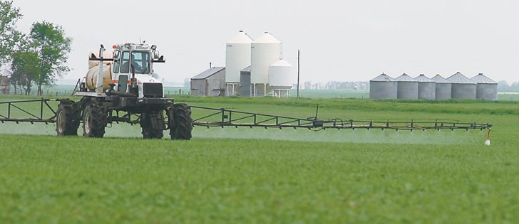 Good sprayer sanitation is the key to preventing crop damage from incompatible herbicide residues. The sprayer needs to be cleaned out with at least water before switching products, but a full cleanout is the safest route after any prolonged period of inactivity.  |  File photo