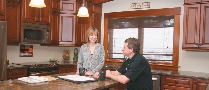 Claire and Richard Seibold enjoy their renovated home in Rosetown, Sask., where she teaches music and the multi-generational family operates a 7,000 acre farm.  |  Karen Morrison photo
