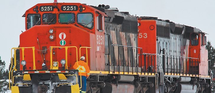 The Battle River Railway is having a record year because of heavy demand from the grain industry.  |  File photo