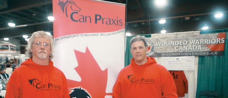 Steve Critchley and Christian McEachern believe in Can-Praxis, a service to help soldiers with post traumatic stress disorder.  |  Mary MacArthur photo