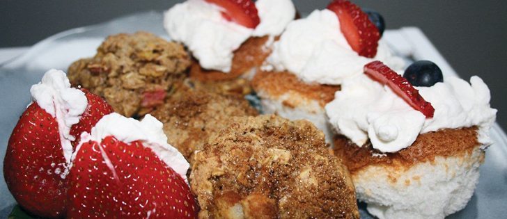 Fresh fruit, like strawberries, and cream are an appealing combination. | Jodie Mirosovsky photo