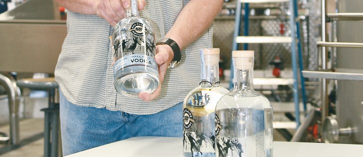 David Farran, a co-owner of Eau Claire Distillery in Turner Valley, Alta., is among the first in the province to enter the craft distillery business. The company’s first run of vodka is distributed in Calgary liquor stores.  |  Barbara Duckworth photo