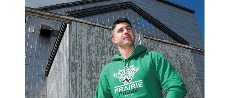 Cole Thorpe, a Saskatoon-based entrepreneur, launched Prairie Proud Apparel, a line of T-shirts and sweaters that helps raise money for charities. See his website at www.prairieproud.ca.  |  William DeKay photo