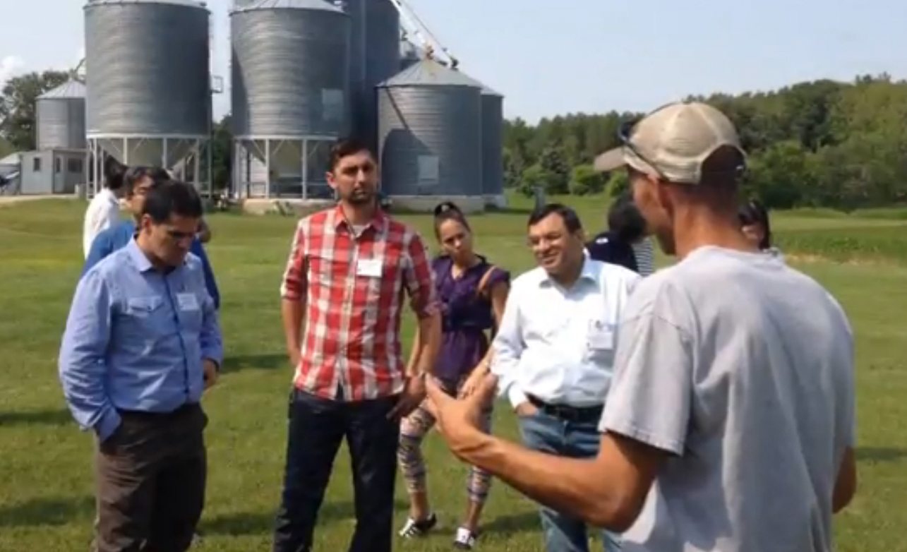 VIDEO: Showing off Canadian farming to our foreign buyers