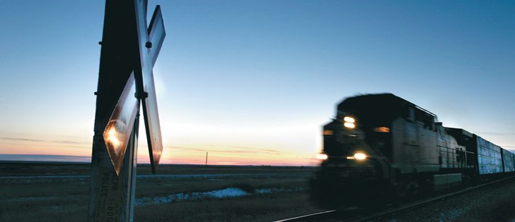The U.S. corn and soybean harvests are expected to hit a record, prompting an increase in demand for rail cars.  |  File photo
